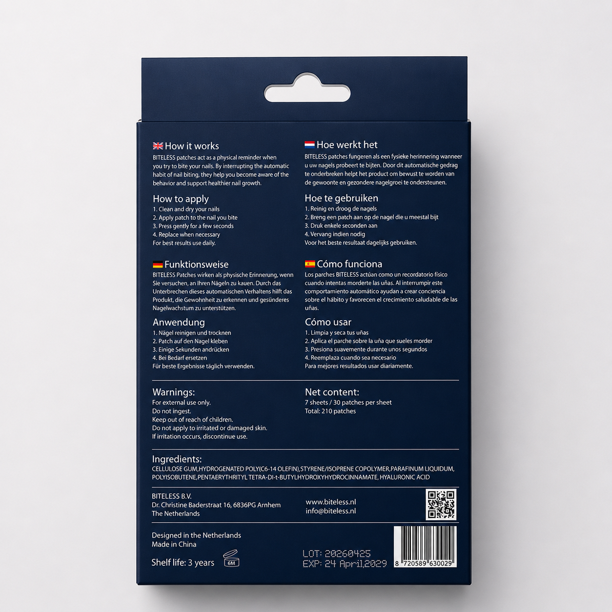 BITELESS Anti-Nagelbijt Patches